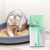 Cat Litter Scooper With Holder Large Capacity Portable Litter Box Scooper Pet Supplies For Indoor Outdoor Travel Apartment Puppy