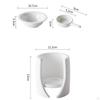 Tea Light Candle Holder Essential Oil Burner Multifunctional Home Decoration Melt Porcelain
