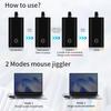 2 in 1 USB Type-C Virtual Mouse Automatic Mouse Move Driver-free Undetectable Mouse Mover Keeps The Computer Active Prevent Lock
