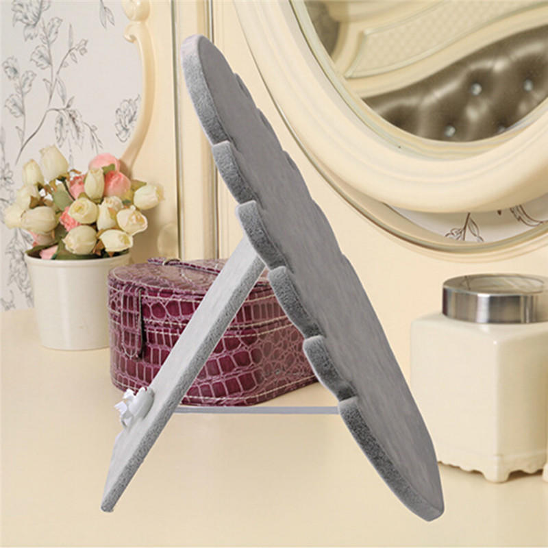 Flame Shape Necklace Jewelry Velvet Rack Pendant Chain Display Holder Stand