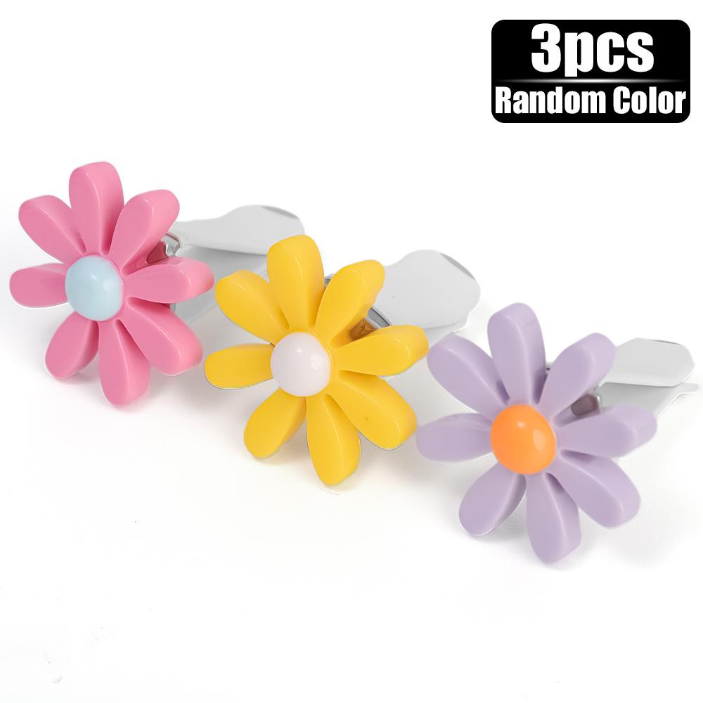 1/2/3/6pcs Car Air Outlet Perfume Clip Cute Mini Flower Aromatherapy Creative Car Interior Decoration Air Freshener Accessories