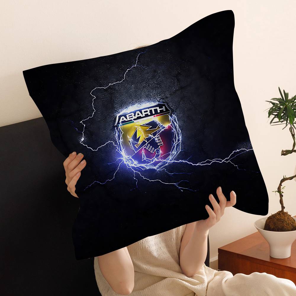A-Abarth Car Cushion Cover Car Throw Pillow Case For Sofa Car Christmas Gift 40X40Cm 45X45Cm