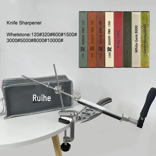 Ruihe Rehoo 360° Otočný Kovový Držák Jigu pro Broušení Nožů s Pevným Úhlem RH006