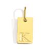 Gold-Plated Alphabet Pendant Accessories – 26 English Letters Stainless Steel for DIY Jewelry