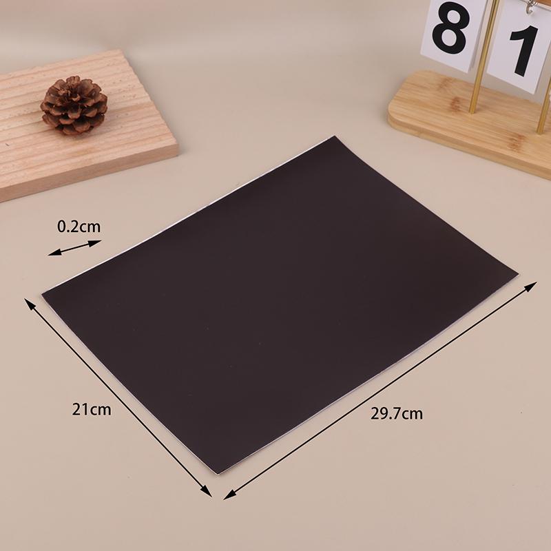 Adhesive Magnetic Sheets With Adhesive Backing Multiple Sizes Inches Flexible Magnet Sheets With Self Adhesive Sticky