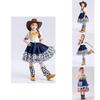 Toy Story Jessie Cosplay Dress Set With Polyester Fabric For Girls Summer Play