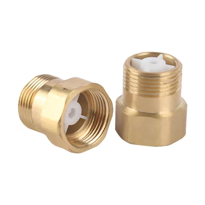 304 Stainless Steel High Flow Angle Valve - Dual Outlet All Copper Water Heater Stop Valve