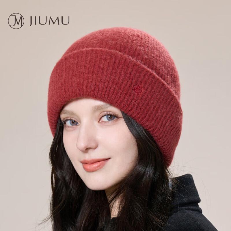 

JIUMU Women s 100% Alpaca Wool Winter Knit Beanie Hat One Size