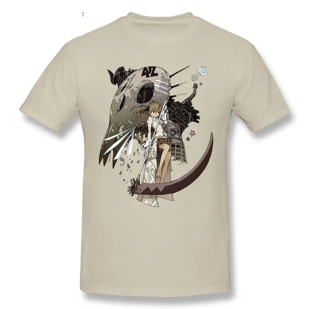 Classic Short Sleeve Casual Unisexs Oneck 100 Cotton Tshirts Fashion Graphic Tshirt Cartoon Anime Soul Eater T Shirt Tee Tops