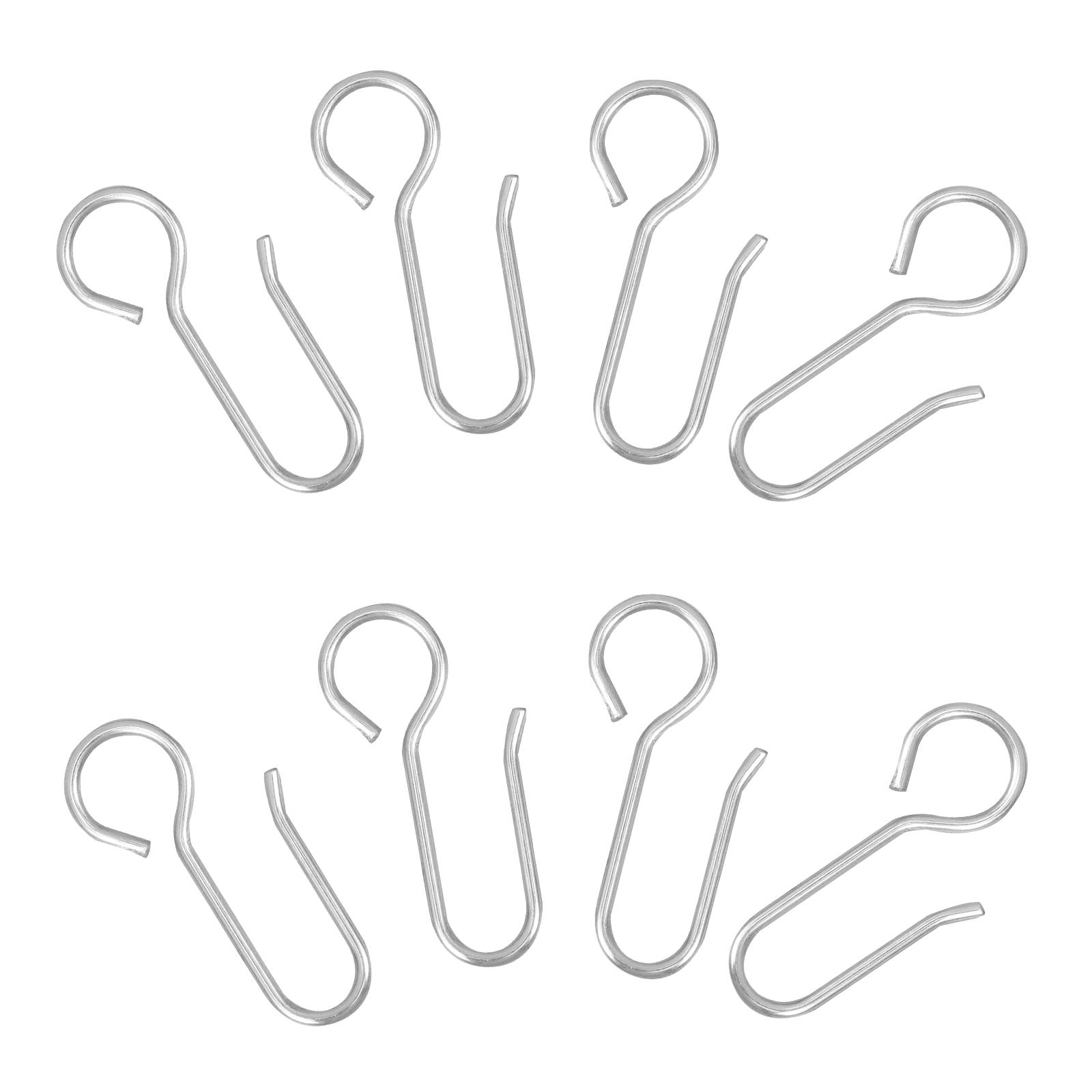 

Потолочный Крючок Шторы Занавески Проволочные Крючки Стальные Бытовые для Рейки Вешалки Штор Карнизы серебряный