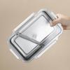 304 Stainless Steel Bread Baking Pan with Sealing Lid Deep Loaf Nonstick Pan Rust-Proof Bread Baking Dish Bakeware