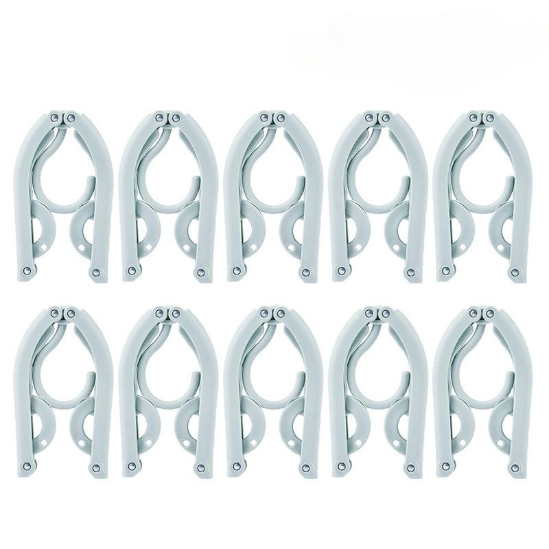 

Новая складная сушилка для одежды с 5 отверстиями, вешалка для одежды в помещении, переносная вешалка для одежды для путешествий и отелей, экономит место Blue