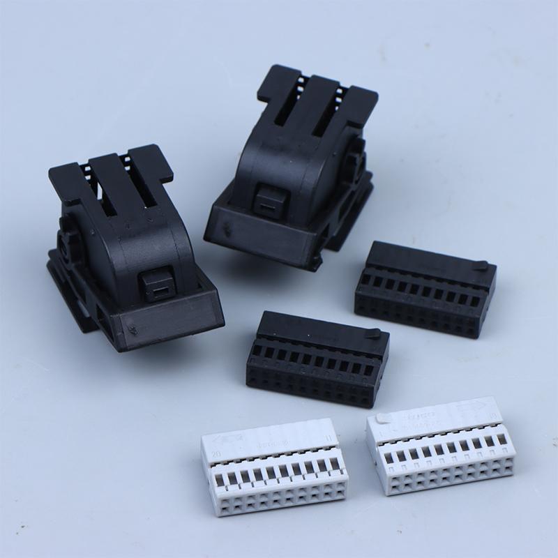 40 Pin Amp Automotive Electrical Cable Plug Wiring Harness Unsealed Connector 0.6 Mm Male Female Socket 967286-1