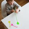 Soft Rubber Elastic Telescopic Hand Climbing Wall Creative Tricky Toy(Color Assorted Shipment)