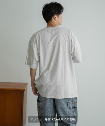 IMPROMES Casual SIDEWAYSTANCE Embroidered Skateboard Downer Bear Short Sleeve T-Shirt, Men's, Black