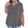 Children's Plus-size T-shirt Casual Fashion V-neck Short-sleeved Pocket Top