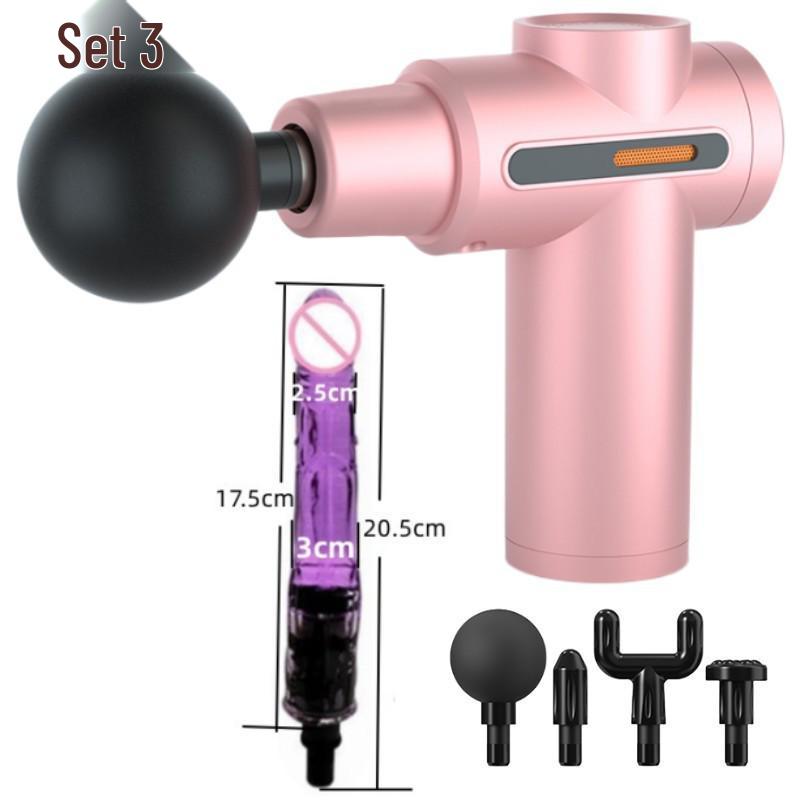 Silicone Adapter Replacement for Electric Fascia Massage Gun - Universal Head for Men & Women.
