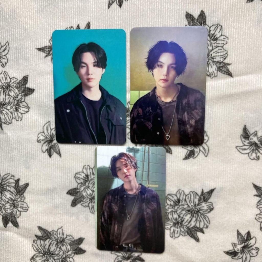 [USED] BTS SUGA Yoongi AgustD FINAL D-DAY trading cards 3 pieces