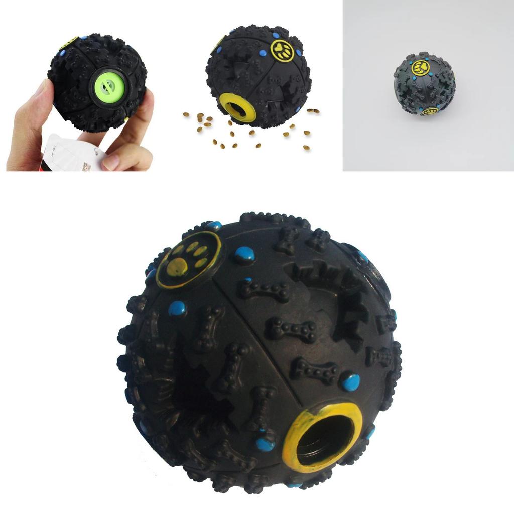 Fun Interactive Plastic Squeaky Chew Toy Ball For Dogs Ideal For Teeth Cleaning And Playtime