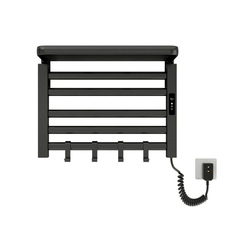 Bathroom Electric Heating Towel Aluminum Alloy Electric Towel Rack Bar Intelligent Constant Temperature Drying Towel Storage Rack