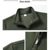 ROMON Men's Long-Sleeve Half-Zip Stand Collar Sweatshirt