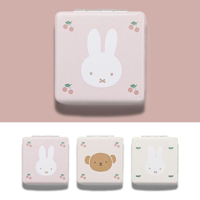 Миффи - Миффи БРУНА СЕТЧАТАЯ Серия Компактное Зеркало Boris Bear - W60×H60×D10mm