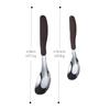 Stainless Steel Spoon With Imitation Wood Grain Handle Home Kitchen Tableware Dinnerware Dinner Dessert Rice Soup Spoons Gadgets