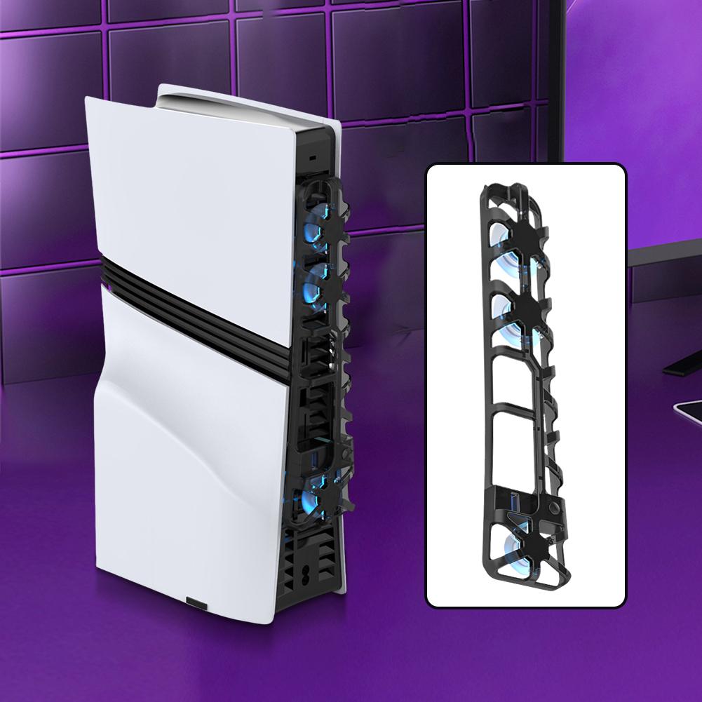 Cooling Fan for PS 5 Pro External Fan Cooler Vertical Radiator Host Cooling Fan for Playstation 5 Pro Host Accessories