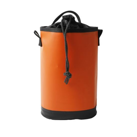 Arborist Rope Storage Bag 5L Tree And Rock Climbing Rope Carrier Bag with Drawstring Closure Multi-pockets Bucket-style Arborist Gear Bag