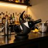 Flame Shaped Rack 3D Printed Wine Bottle Holder, Modern Sculptural for Home Ornament Bar, Decorative Tabletop Storage Stand, Creative Gift Holder