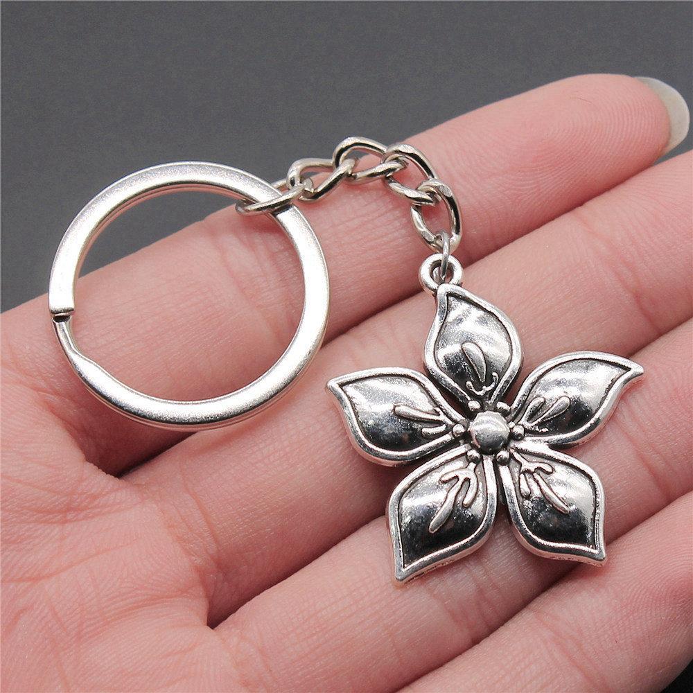 Flower of Life Symbol Sacred Geometry Keychain for Men Best Seller Boho Gift for Her Minimalist School Accessory