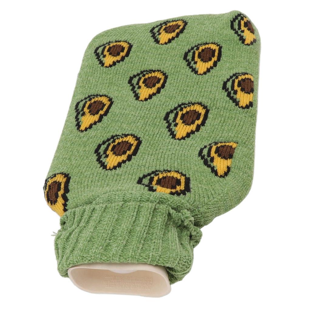 2000ML Hot Water Bottle Hot Water Bag with Soft Knitted Cover for Neck Shoulder Warm for Winter