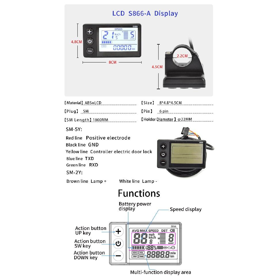24V 48V Electric Bicycle 28A Brushless Motor Dual Drive Controller LCD Display Intelligent Control Multiple Specifications
