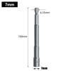 Hexagon Socket Wrench Magnetic 100mm 1pc Chrome Vanadium Steel