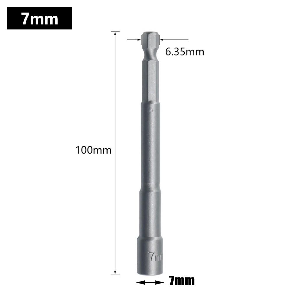 Hexagon Socket Wrench Magnetic 100mm 1pc Chrome Vanadium Steel
