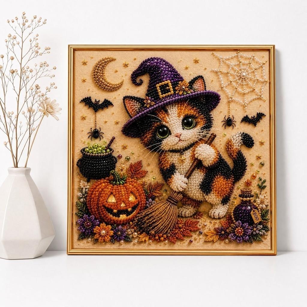 Halloween Bead Painting DIY and Activity