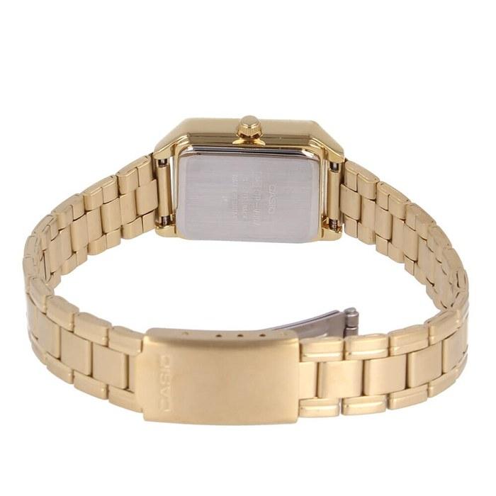 CASIO Standard LTP-V007G-9B Women's Analog Square Gold Watch