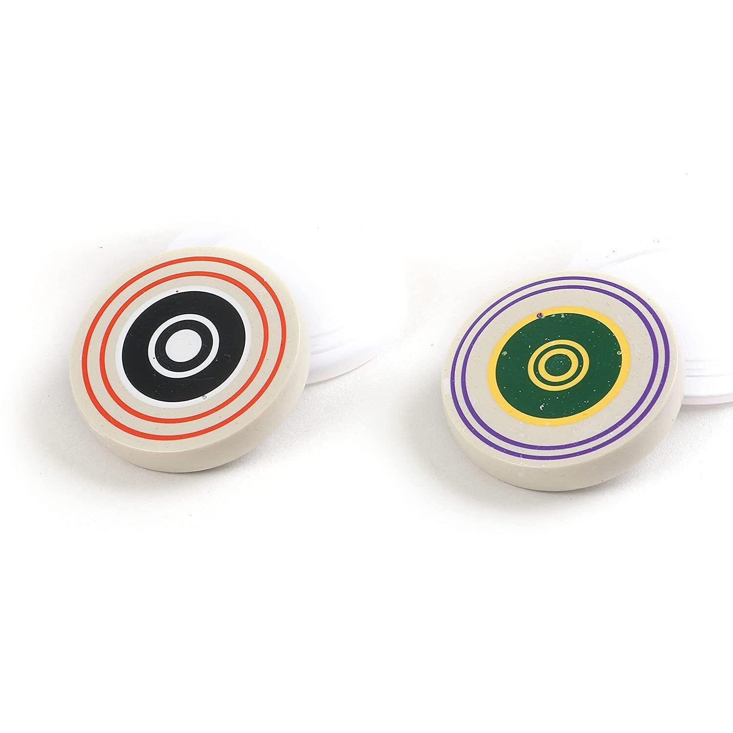 

Printed Designer White Pool Ball Strikers For Carrom Set Of 2 H612 2292