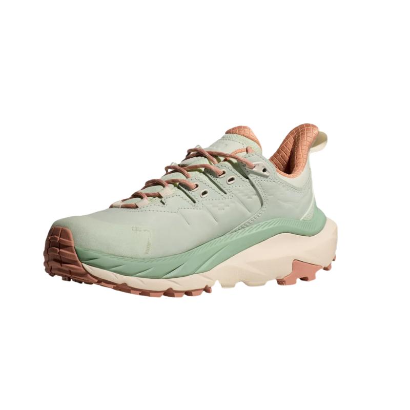 HOKA One One Kaha 2 Low Gtx Sports Waterproof Balance Low Top Running Shoes Unisex Running Shoes Green Orange 1130530-GLCS