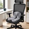 Memory Foam Seat Cushion with Back Support, L Shaped Car Office Chair Pad, Integrated Lumbar And Seat Cushion for Driving Desk