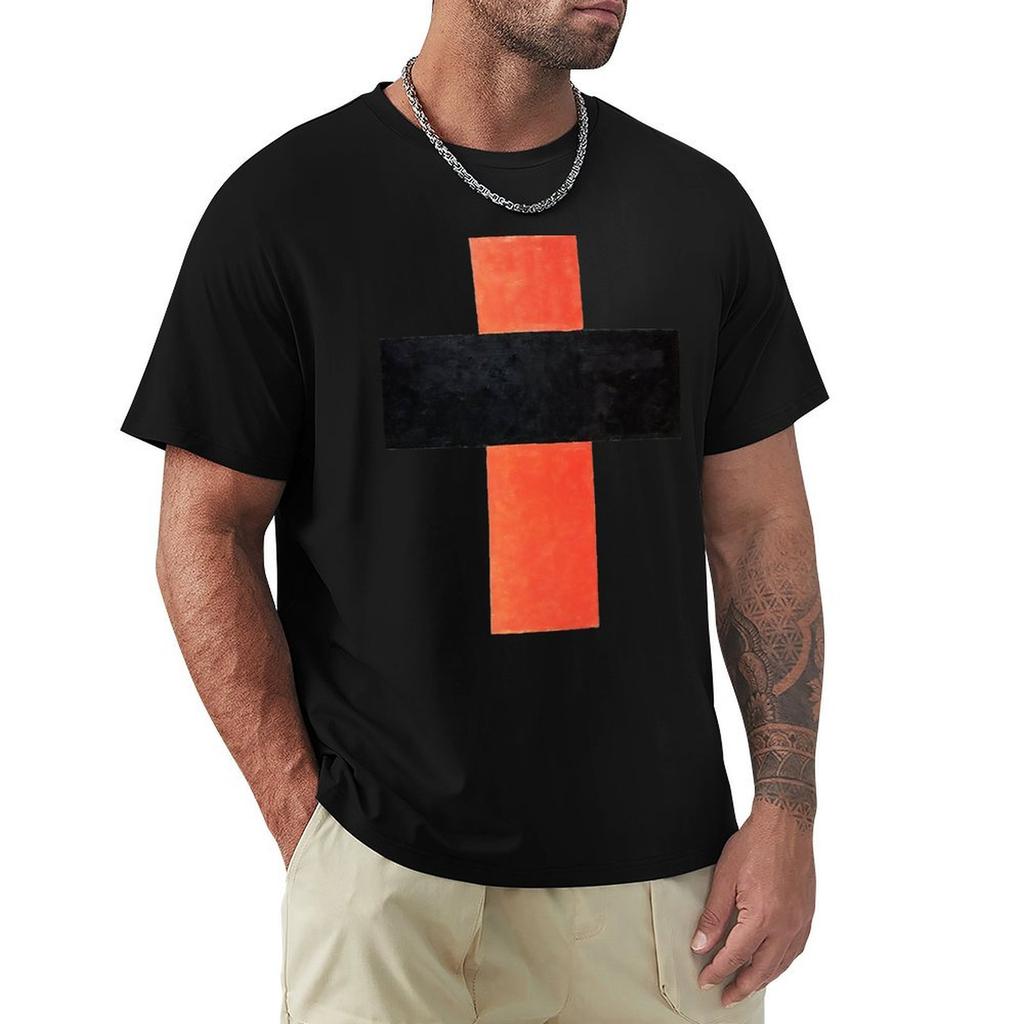 Kazimir Malevich Suprematismus Kreuz Malerei HD T-Shirt Outdoor Sport Leichtes T-Shirt