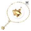 [Gold N] 14K Gold Lucky Pig Brilly Single-Line Bracelet Yg