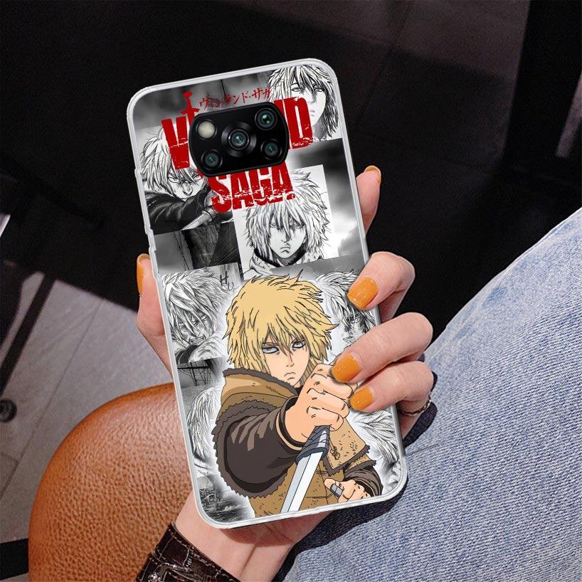 Vinland Saga Phone Case For Xiaomi Poco X7 X6 X5 Pro F7 Ultra Redmi 15C 15 13C 13 12C 12 10 10A 10C 9 9A 9C 9T Cover Poco X7 X6