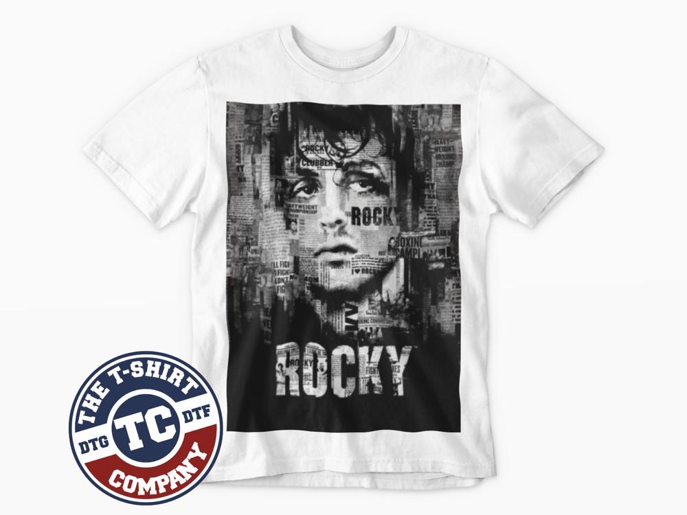 

Rocky T-Shirt Boxer Fighter Movie Film classic Retro Tee Funny Cool 80s 90s UK Unisex T-Shirt M
