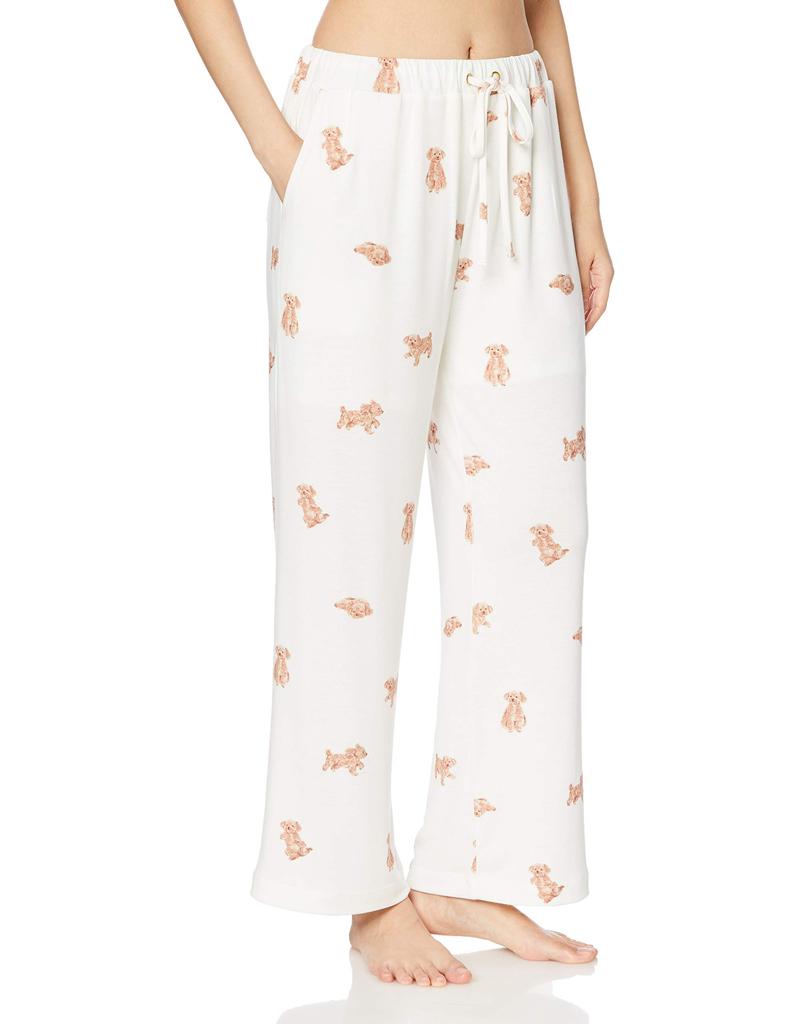 Gelato Pique Halloween Dog Print Long Pants PWCP204236 BEG Japan F Women's (Free Size)
