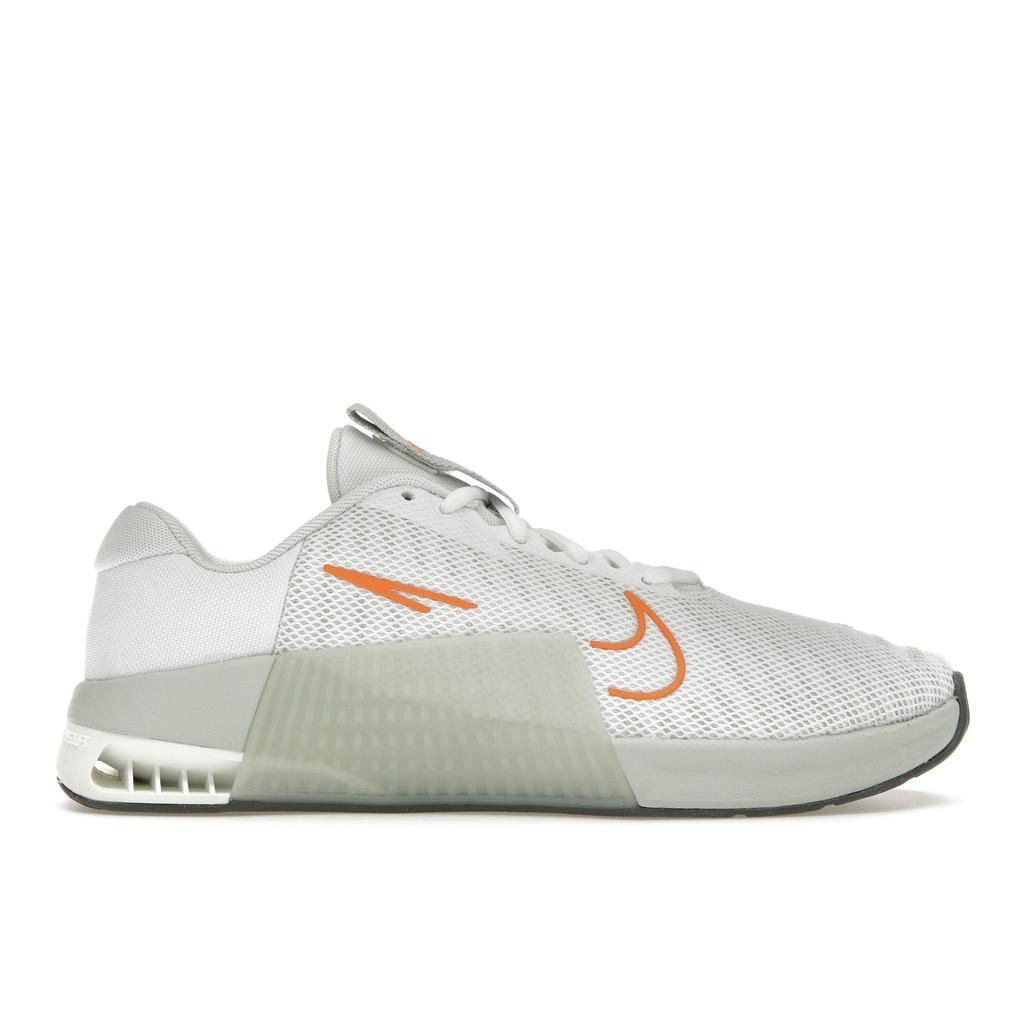 Nike Metcon 9 White Bright Mandarin Men Sneakers Light-Silver DZ2617-101