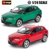 Bburago 1:24 Alfa Romeo Tonale Alloy Luxury Vehicle Diecast Car Model Toy Collection Gift Birthday Present