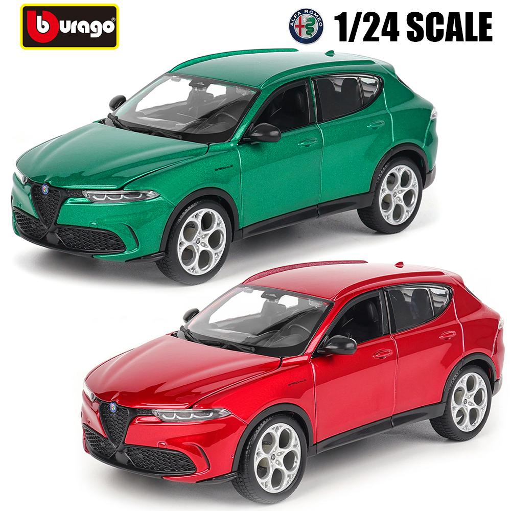 RGMUX1 Bburago 1:24 Alfa Romeo Tonale Alloy Luxury Vehicle Diecast Car Model Toy Collection Gift Birthday Present