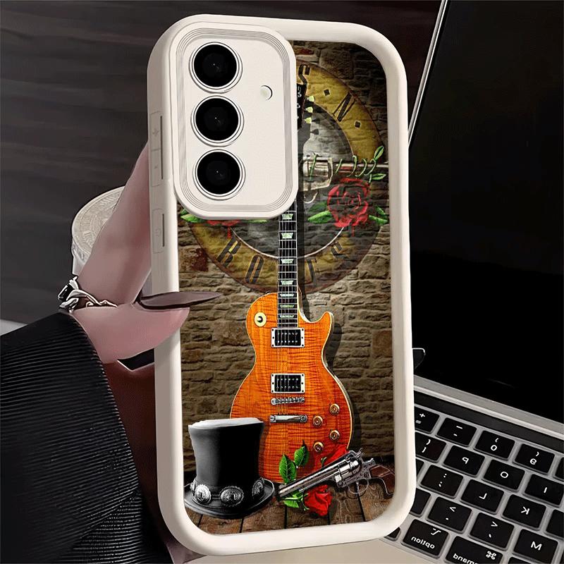 Phone Case for Samsung Galaxy S26 S25 Ultra S24 FE Band G-Guns N R-Roses Shell S23 Plus S22 + S21 S20 5G Soft Silicone Funda