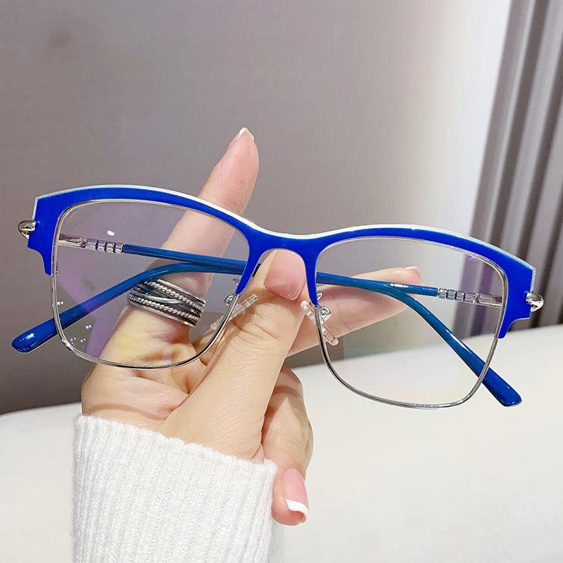 

Anti Blue Light Women s Presbyopia Glasses Luxury Brand Oversized Square Eyeglasses Frames Transparent Fashion Reading Glasses 0